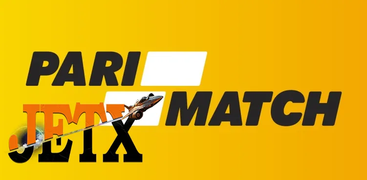 A yellow background with the words pari match next to it